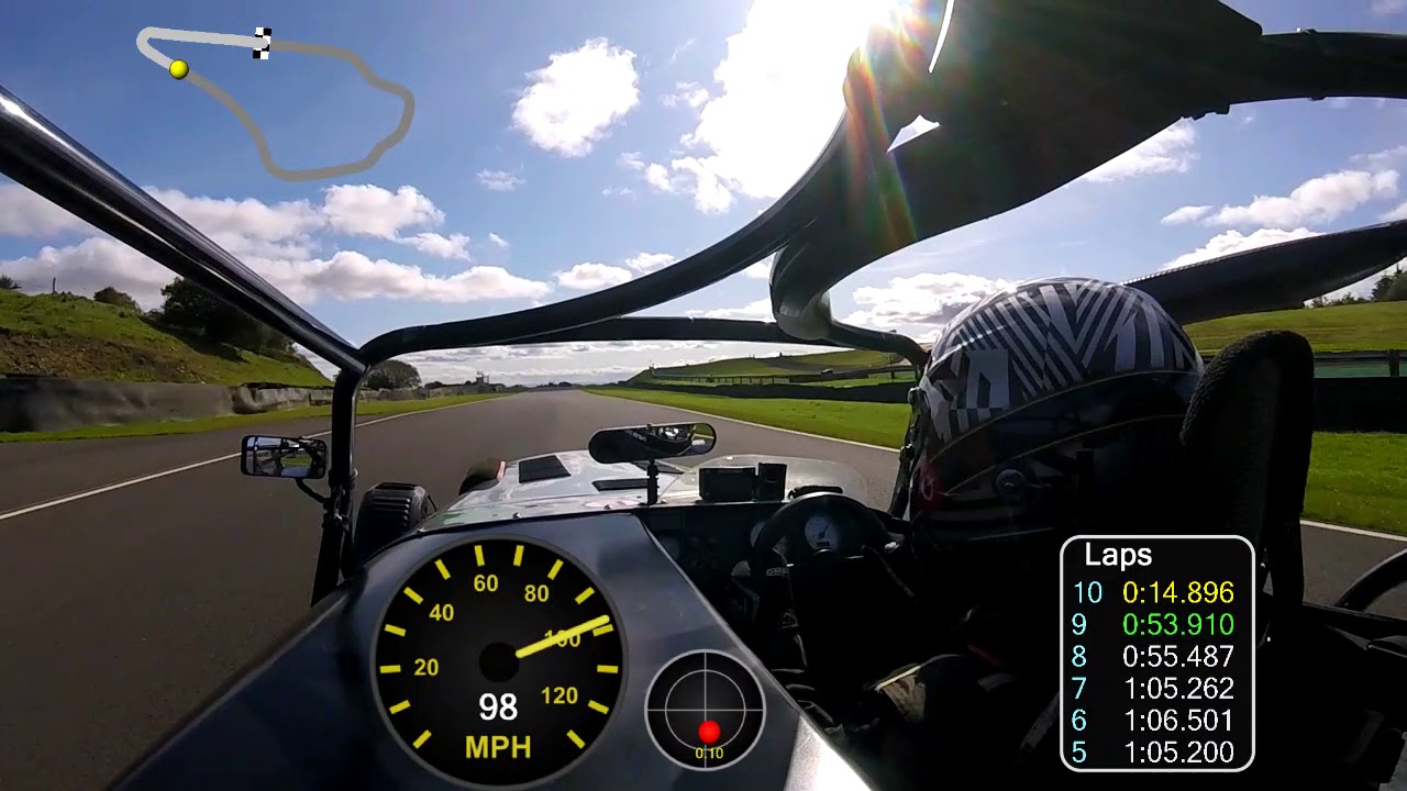 Super Lap Scotland 2019 Round 7 Caterham R400 - David Long - Practice Fastest Lap