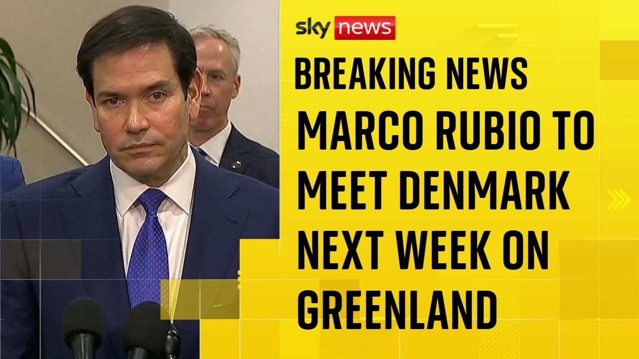 Rubio to meet Danish officials next week to discuss Greenland
