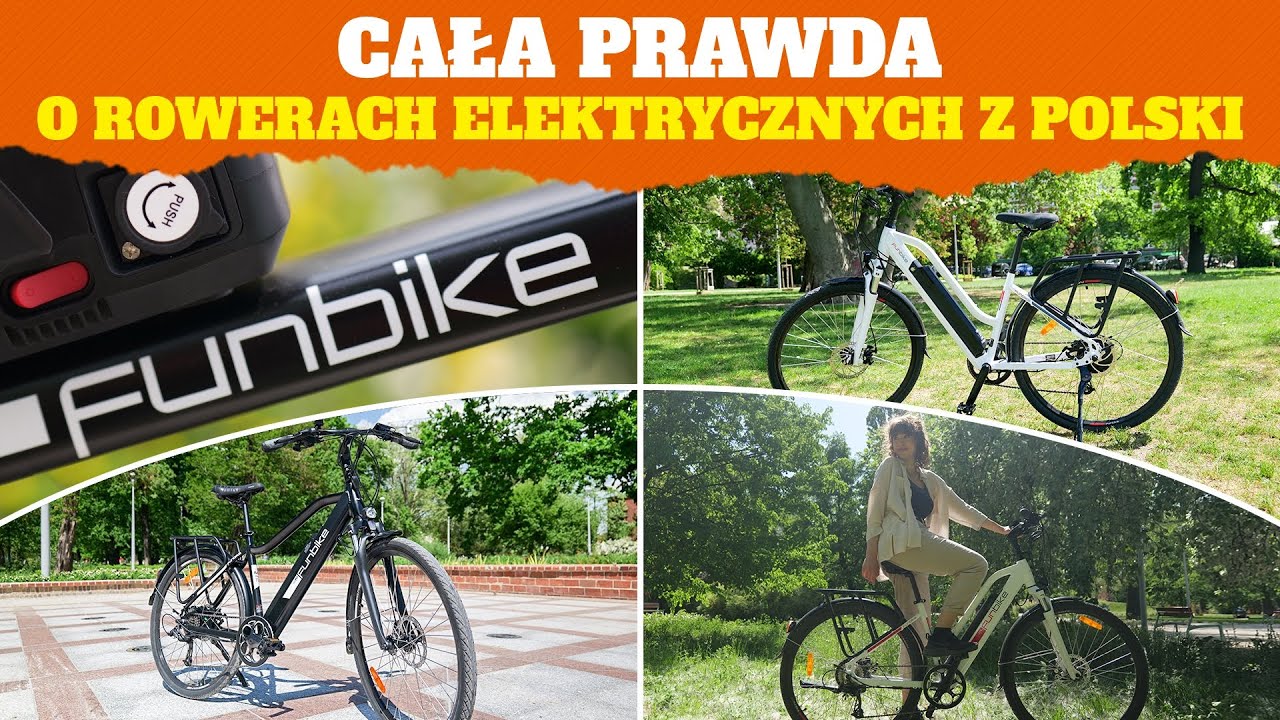 POLSKIE ROWERY ELEKTRYCZNE FUNBIKE 🚴‍♀️⚡Jak się jeździ, co oferują?