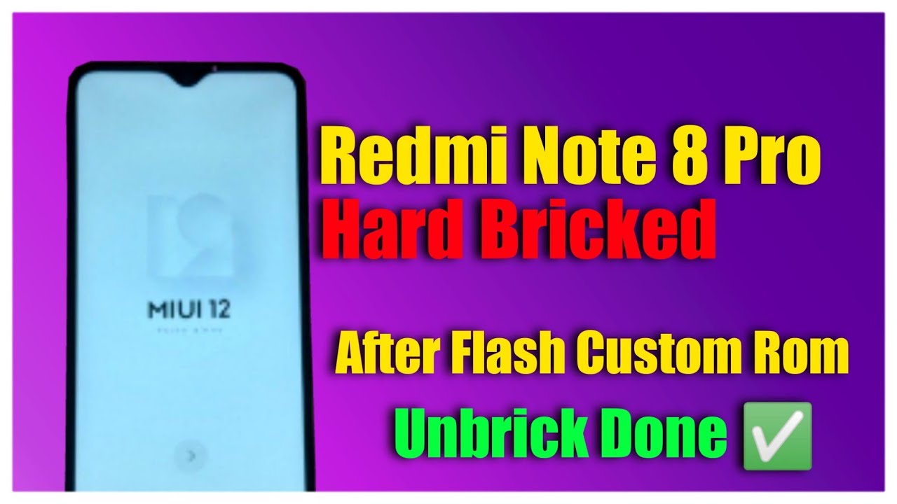 Redmi Note 8 Pro Hard Bricked | Unbrick Online via Team Viewer