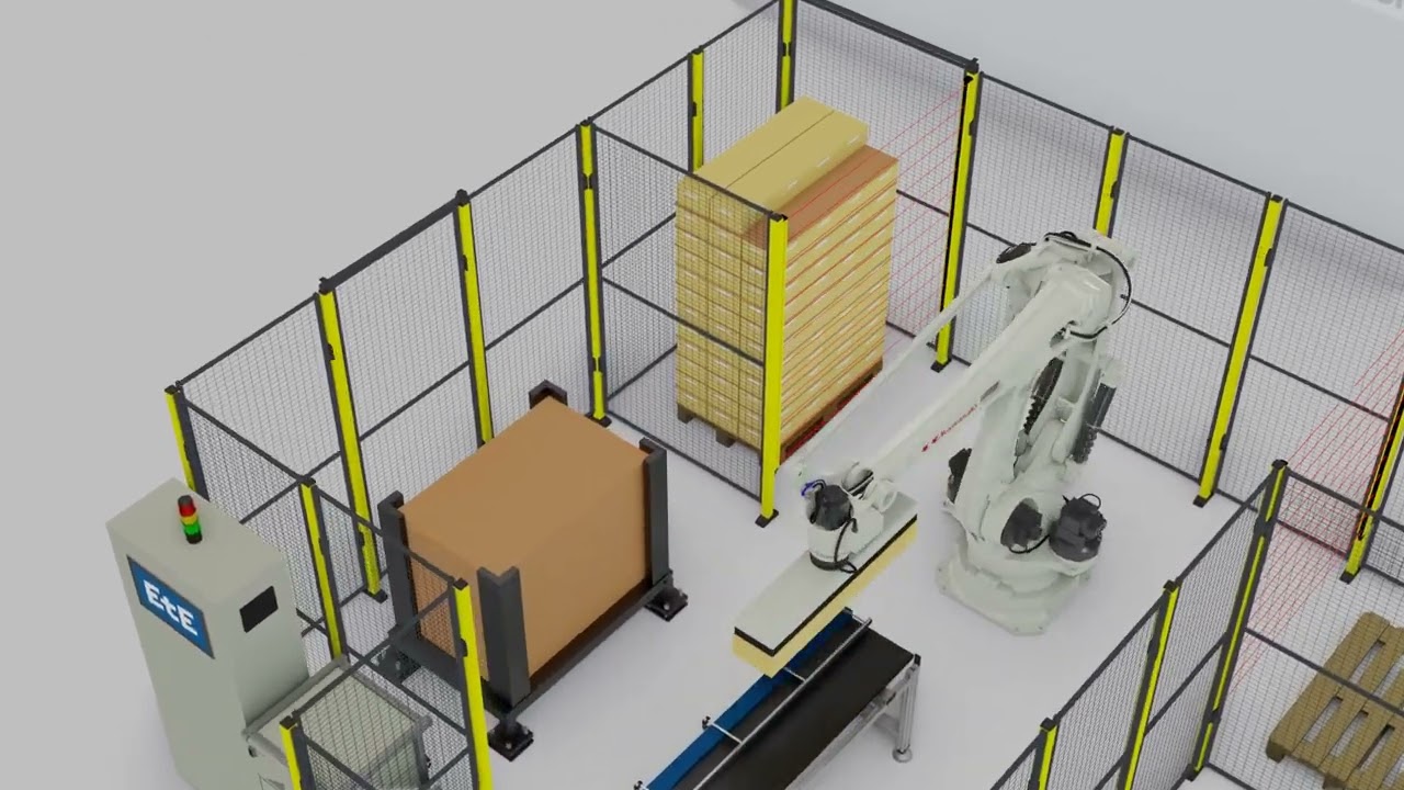 TES STM GROUP Palletization System PAL 0