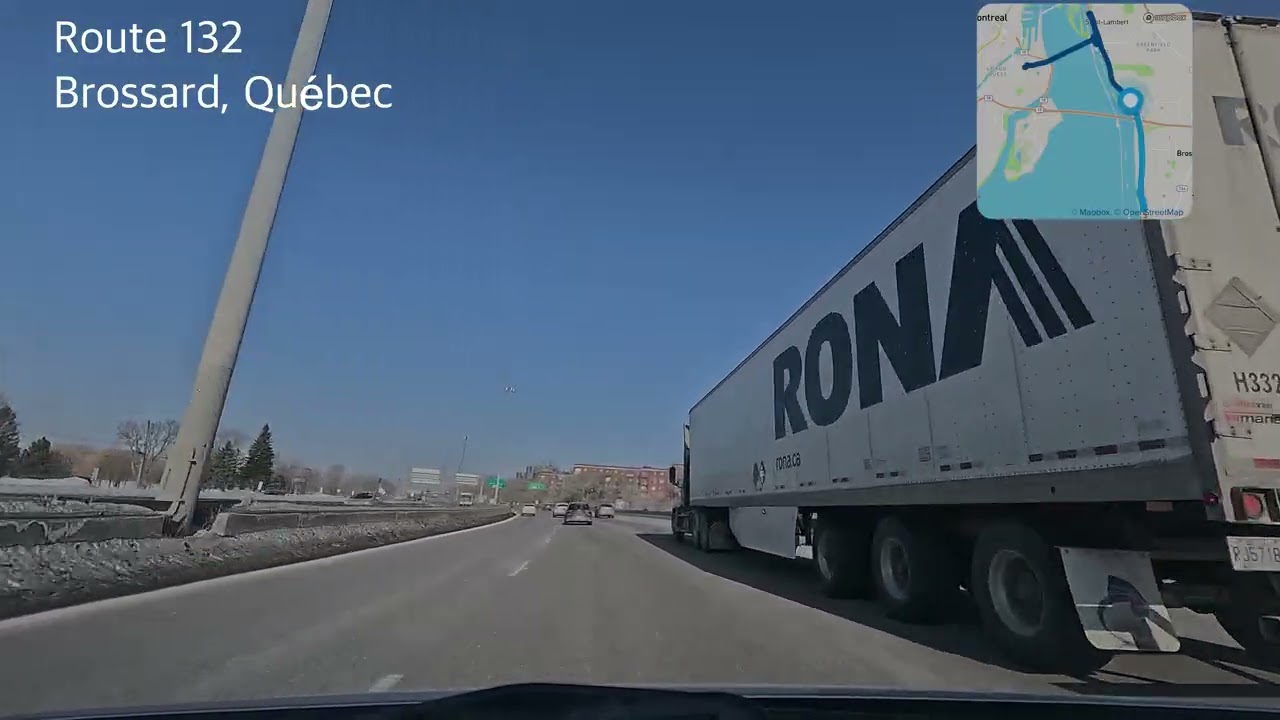 4K | 2026 FEB | Brossard to Montréal via Pont Victoria