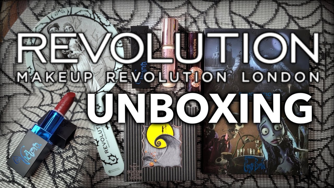 Corpse Bride + more! Revolution Beauty Make-Up Unboxing Haul