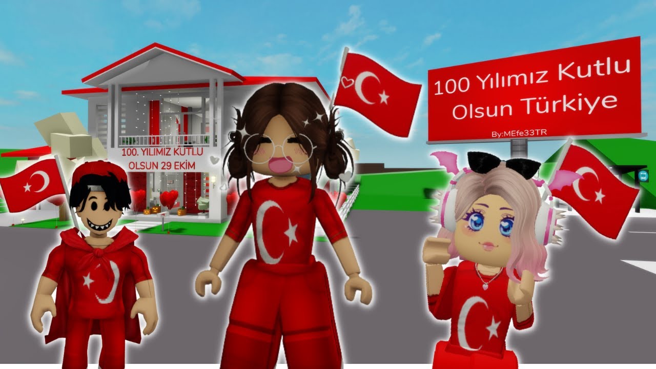 YAŞASIN CUMHURİYET❤️AYŞEM ECE ARI💥ARIGİLLER🐝ROBLOX BROOKHAVEN🏡RP