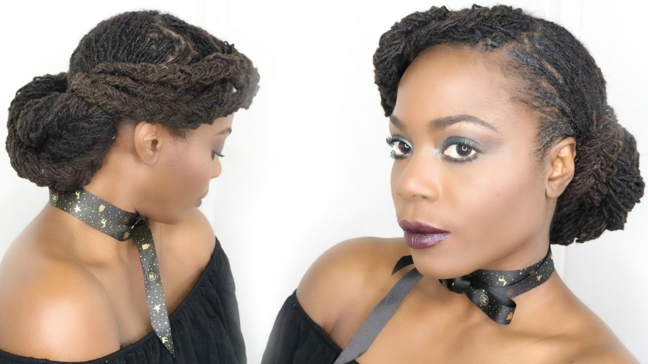 Christmas Party Plait Glam Loc Hairstyle Tutorial/Jungle Barbie