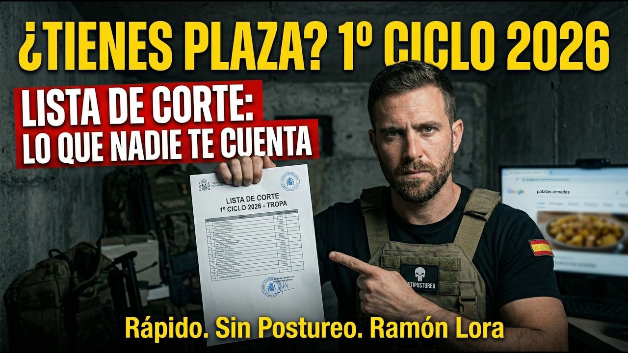 1ª LISTA DE CORTE DE TROPA: ¿CÓMO SABER SI TIENES PLAZA?
