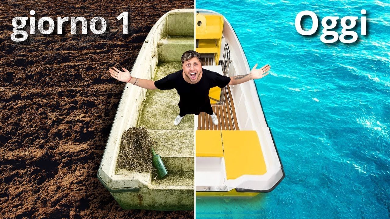 Ho trasformato questa BARCA DISTRUTTA in un GIOIELLO da 10.000€