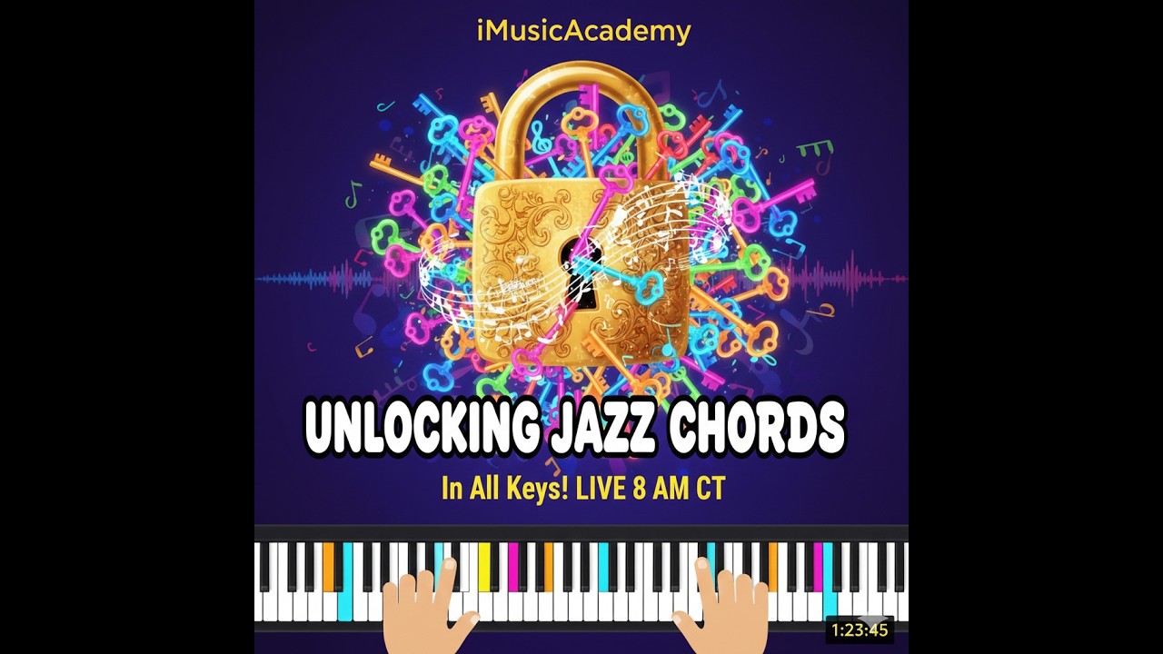 Jazz Piano Course practice 8am CT