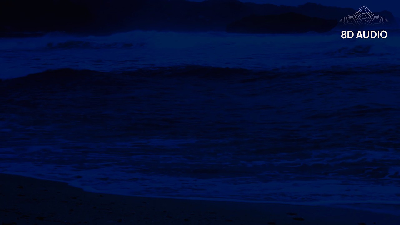 Fall Asleep Instantly 🌑 Dark Screen Ocean Waves for Deep Sleep (11 Hours)
