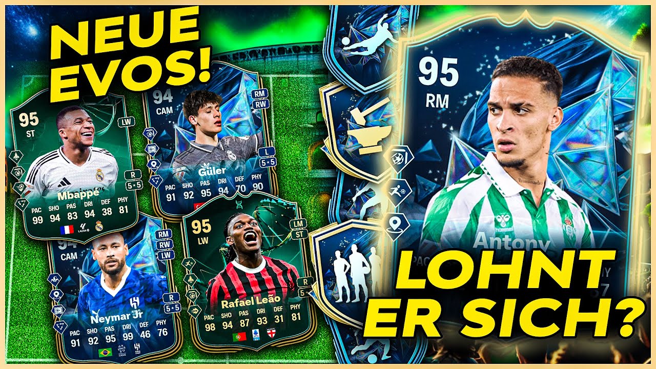 95 ANTONY SBC Check & 4 NEUE Evo's | Was lohnt sich? | FC 25 Team of the Season