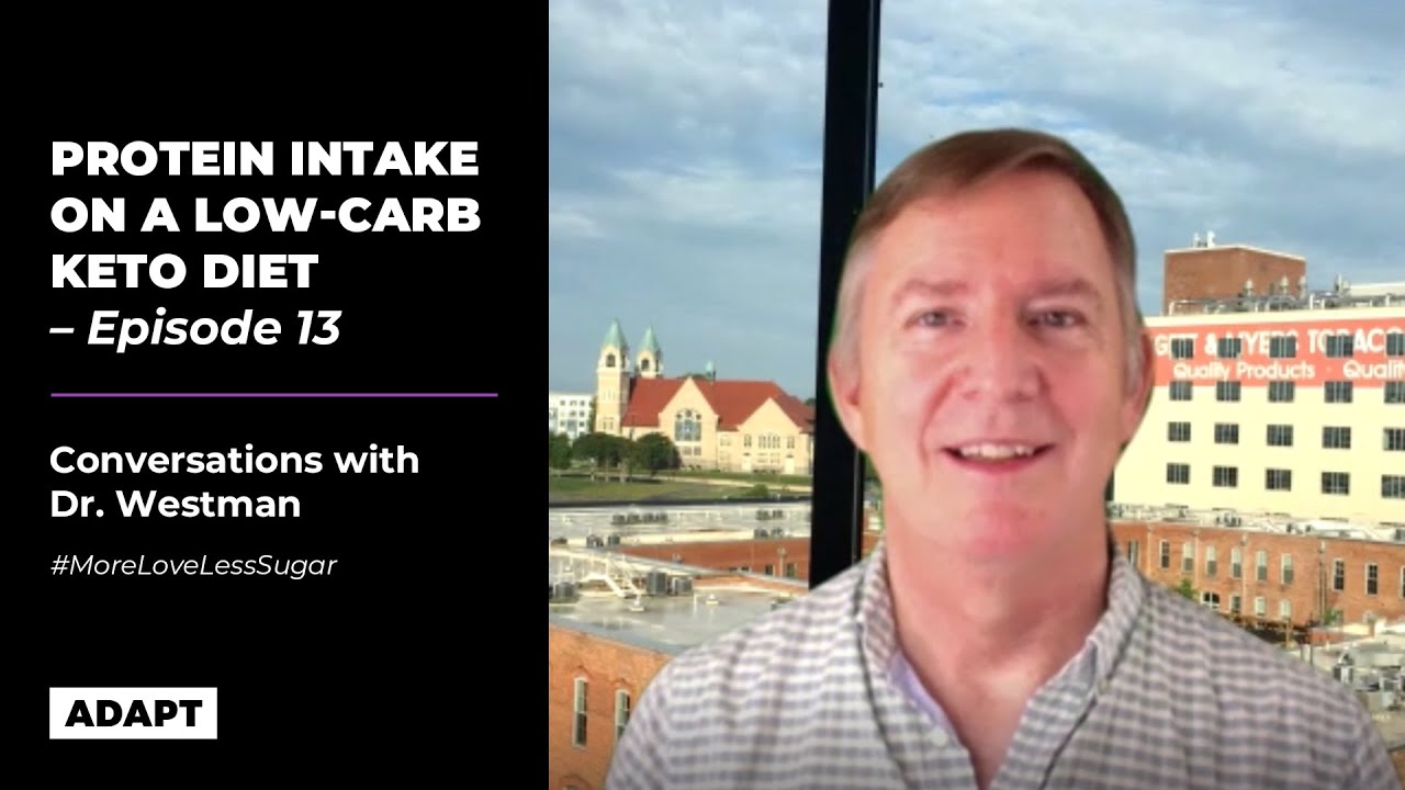 PROTEIN INTAKE ON A LOW-CARB KETO DIET  — DR. ERIC WESTMAN
