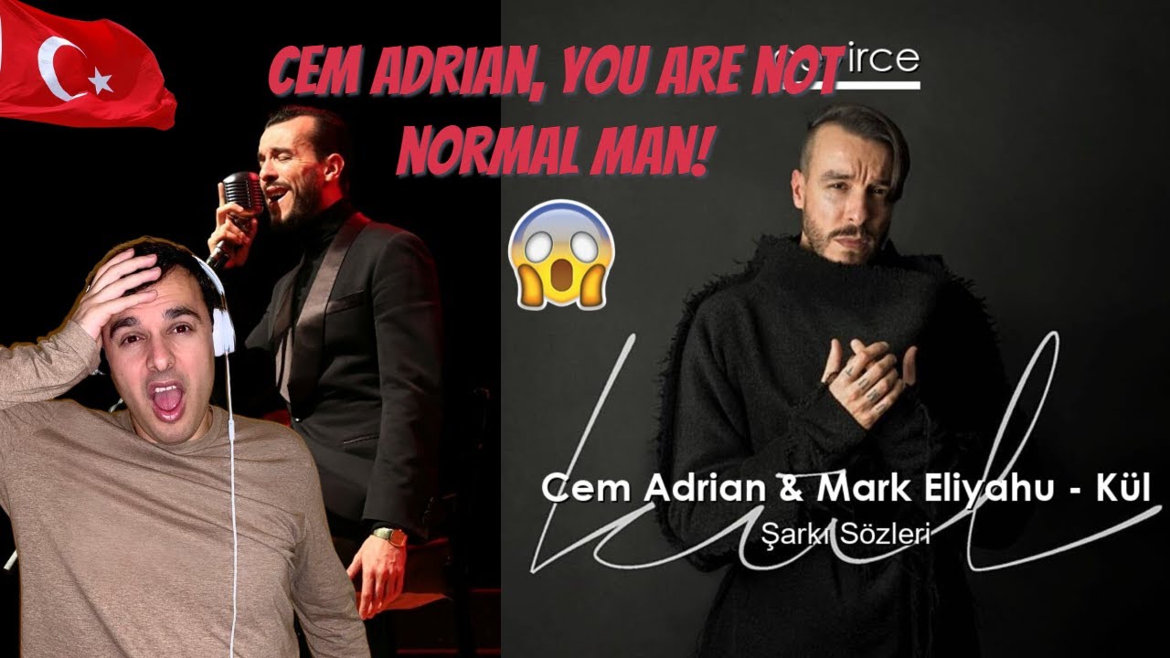 Итальянская реакция 🇹🇷 Cem Adrian - Kül (живое выступление) | Безумие! 🤯😍