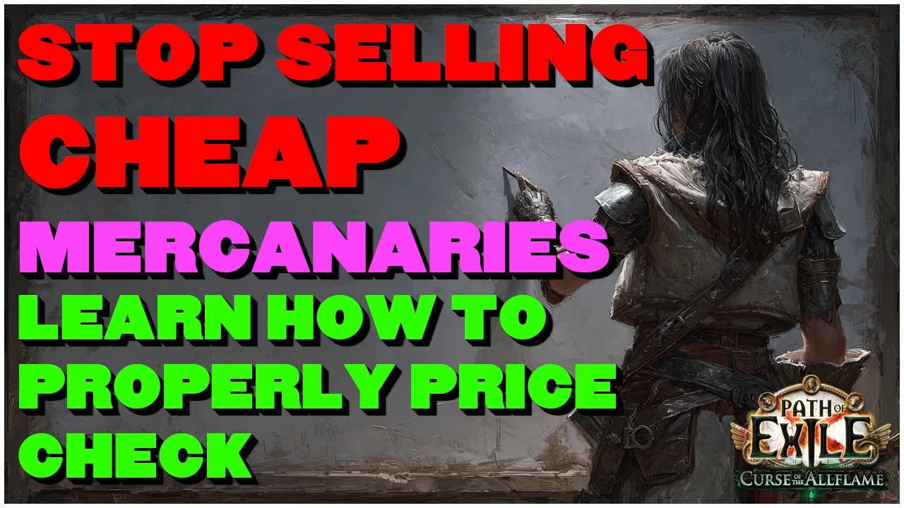 [POE 3.29] STOP SELLING YOUR MERCANARIES TOO CHEAP! Learn How To Price Check Your Mercenary Warrants