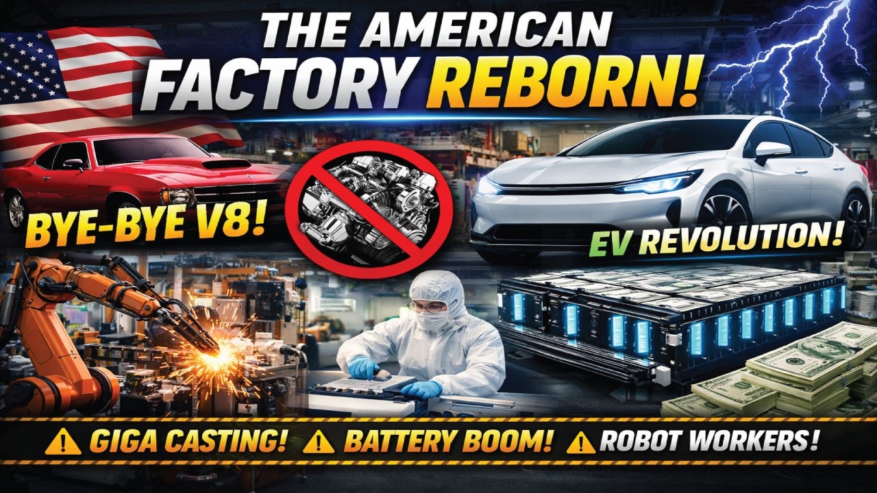 How USA Factories Are Being Re-Invented for The Electric Car Era (Shocking!)