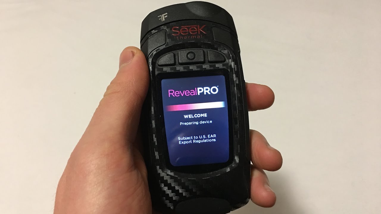 Seek thermal Reveal PRO FF infrared camera - Unboxing and complete test!