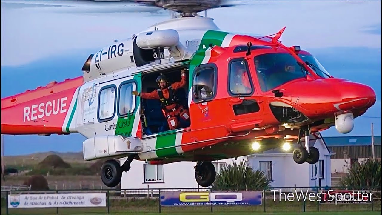 Irish Coast Guard EI-IRG At CLG Ghoath Dobhair 21st December 2025