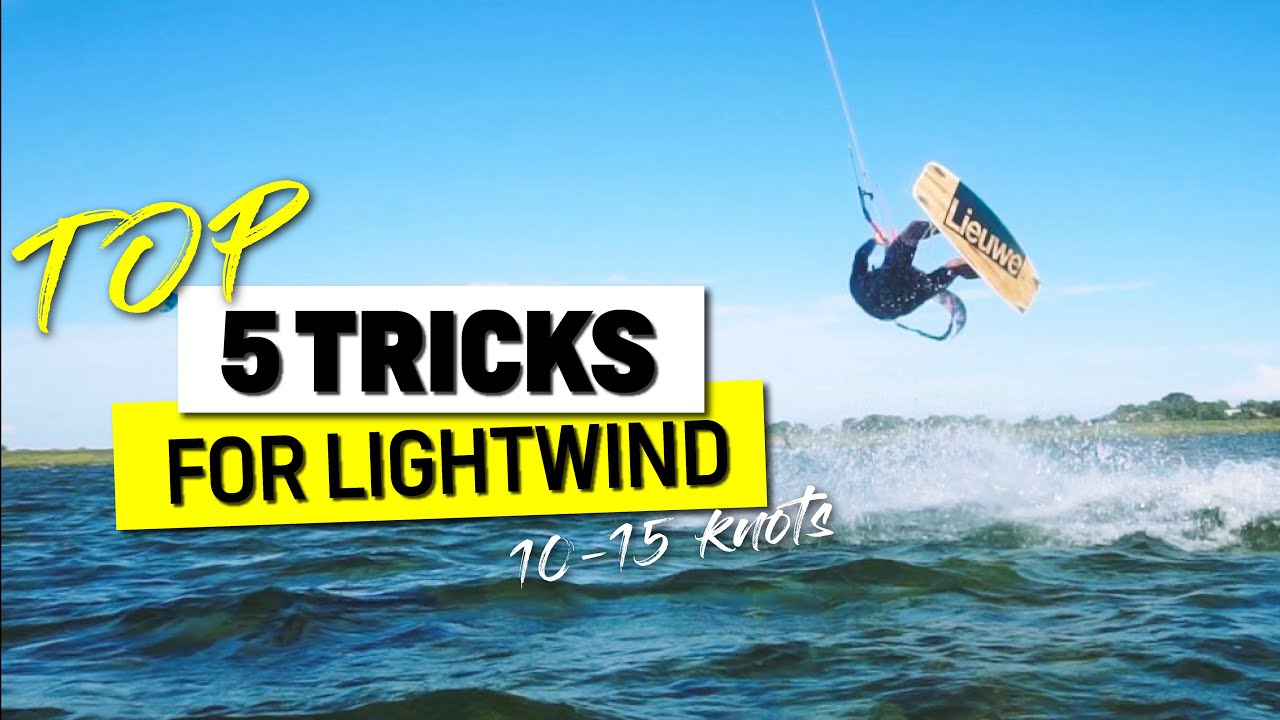 TOP 5 Kiteboarding Tricks for Light Wind
