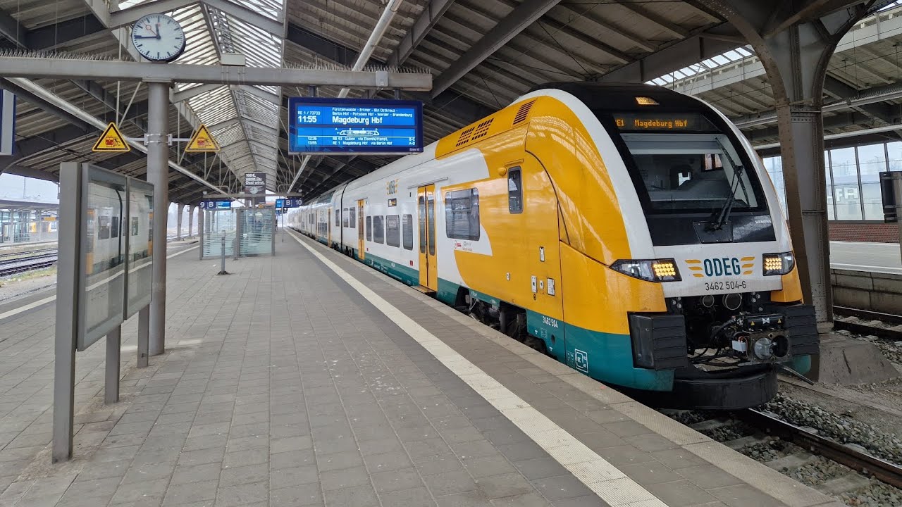 ODEG | Mitfahrt im RE1 von Brandenburg Hbf bis Magdeburg Hbf in der BR 3462 504-6