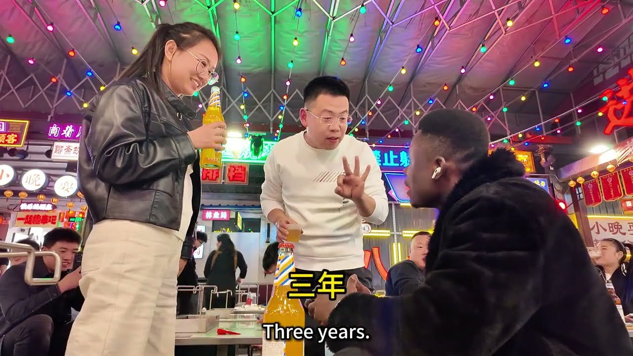 Enjoying  the Famous Barbecue in China || Black in China | shandong zibo |Shandong Food Vlog