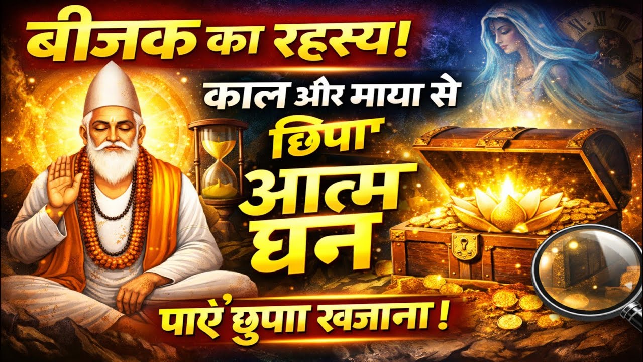 बीजक का रहस्य: काल और माया से छिपा आत्म धन कैसे पाएँ🤔Kabir Beejak Secrets☝️     