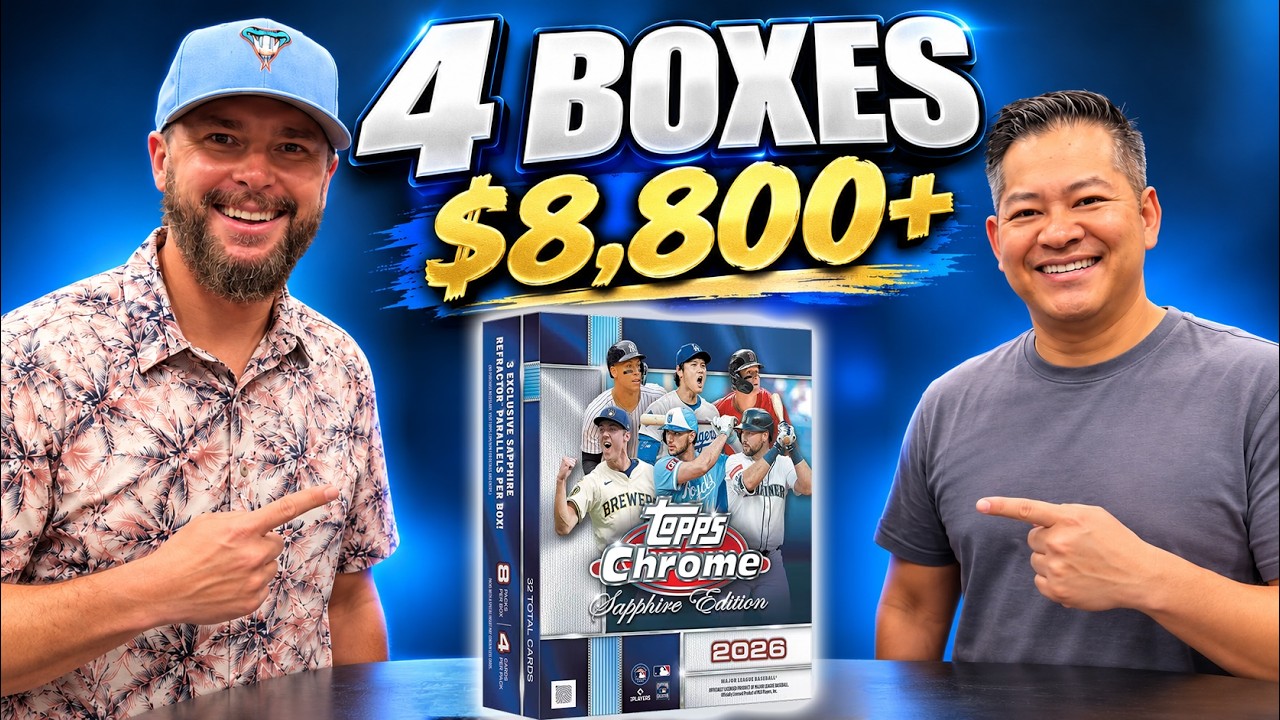 💎 **МЫ ВСКРЫЛИ TOPPS CHROME SAPPHIRE MLB 2026 БОЛЕЕ ЧЕМ НА $8800!** 💎 c/@xennialcards