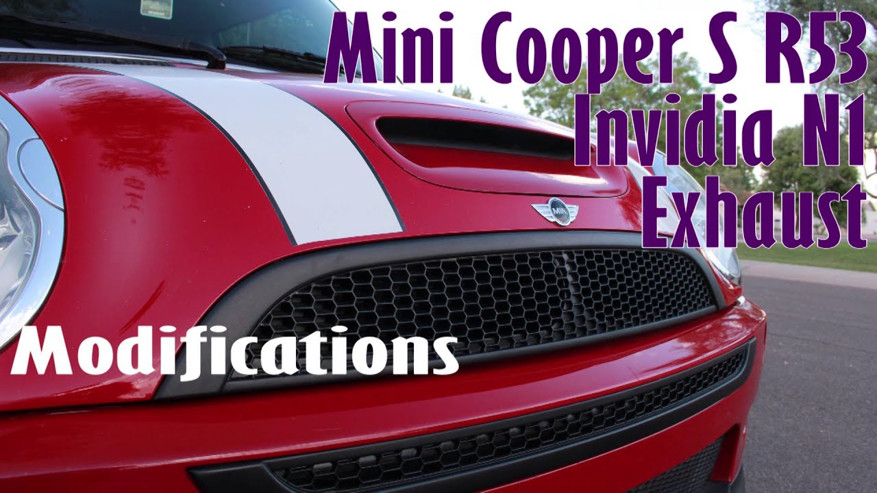 Mini Cooper S R53 Invidia N1 Exhaust