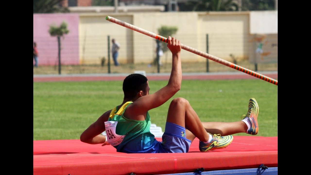 Namibian Athlete Ludwig Huber African Youth Games 2018 Algeria Pole Vault