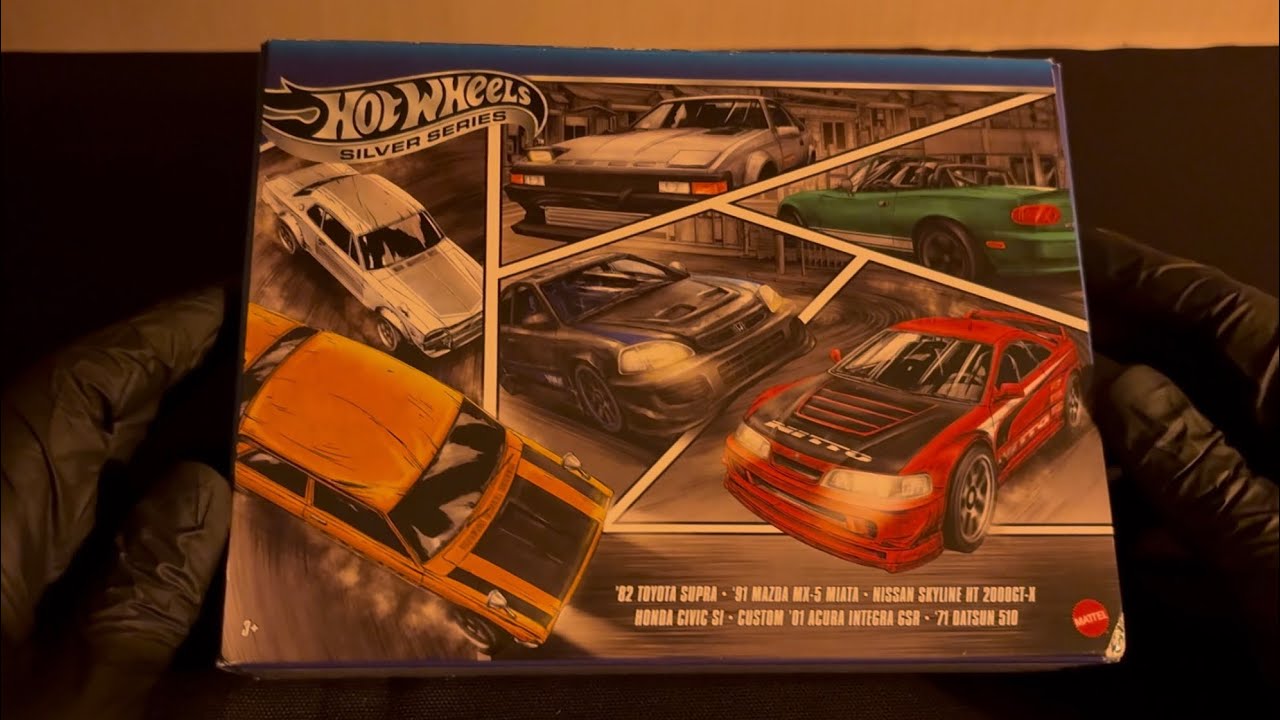 IHOTWHEELS  SİLVER SERİES JAPANESE CLASSİCS FULL UNBOXİNG / SUPRA, SKYLINE, INTEGRA