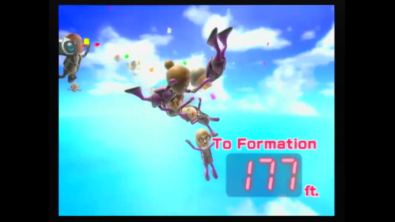 Wii Sports Resort - Skydiving - All Stamps