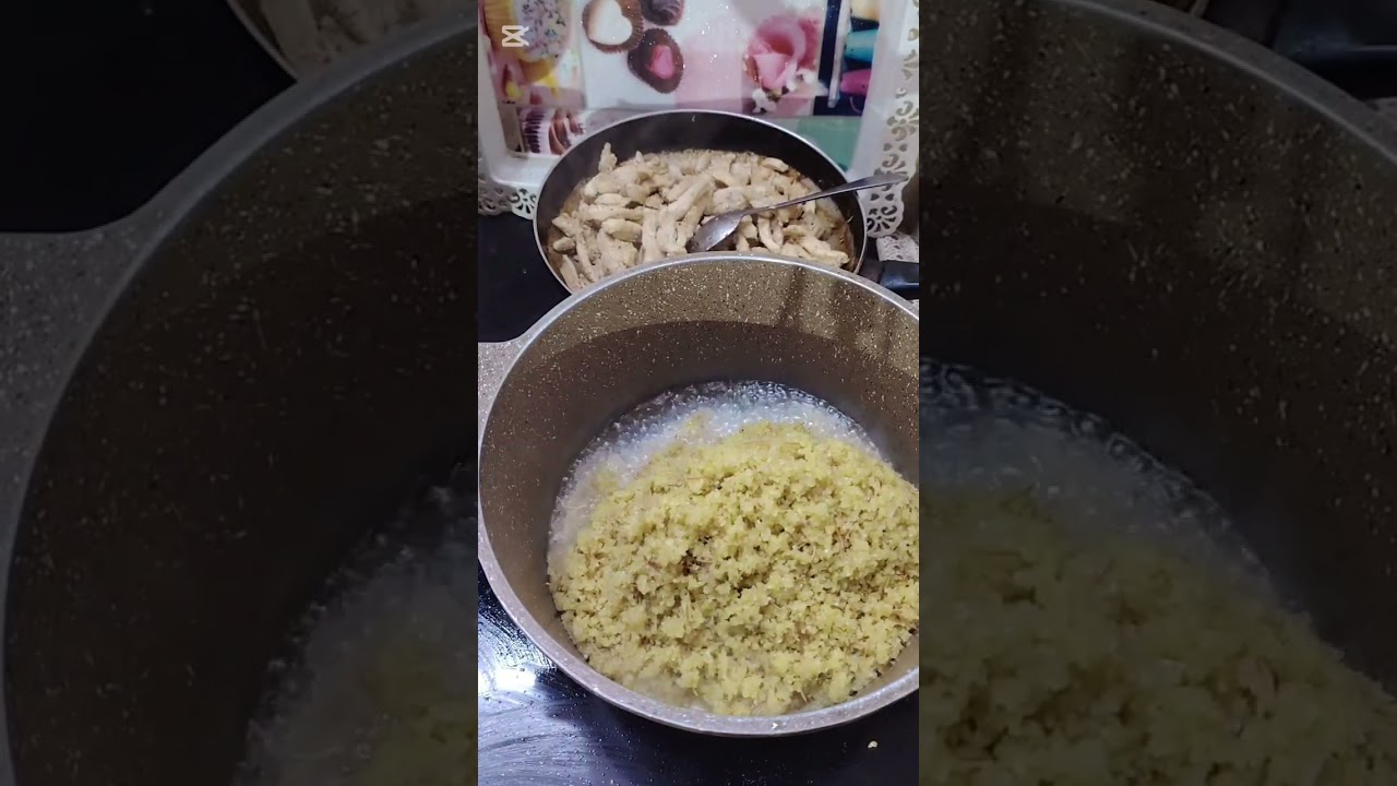 اكلا سريعه برغل وصدر دجاج مشاهده ممتعه 