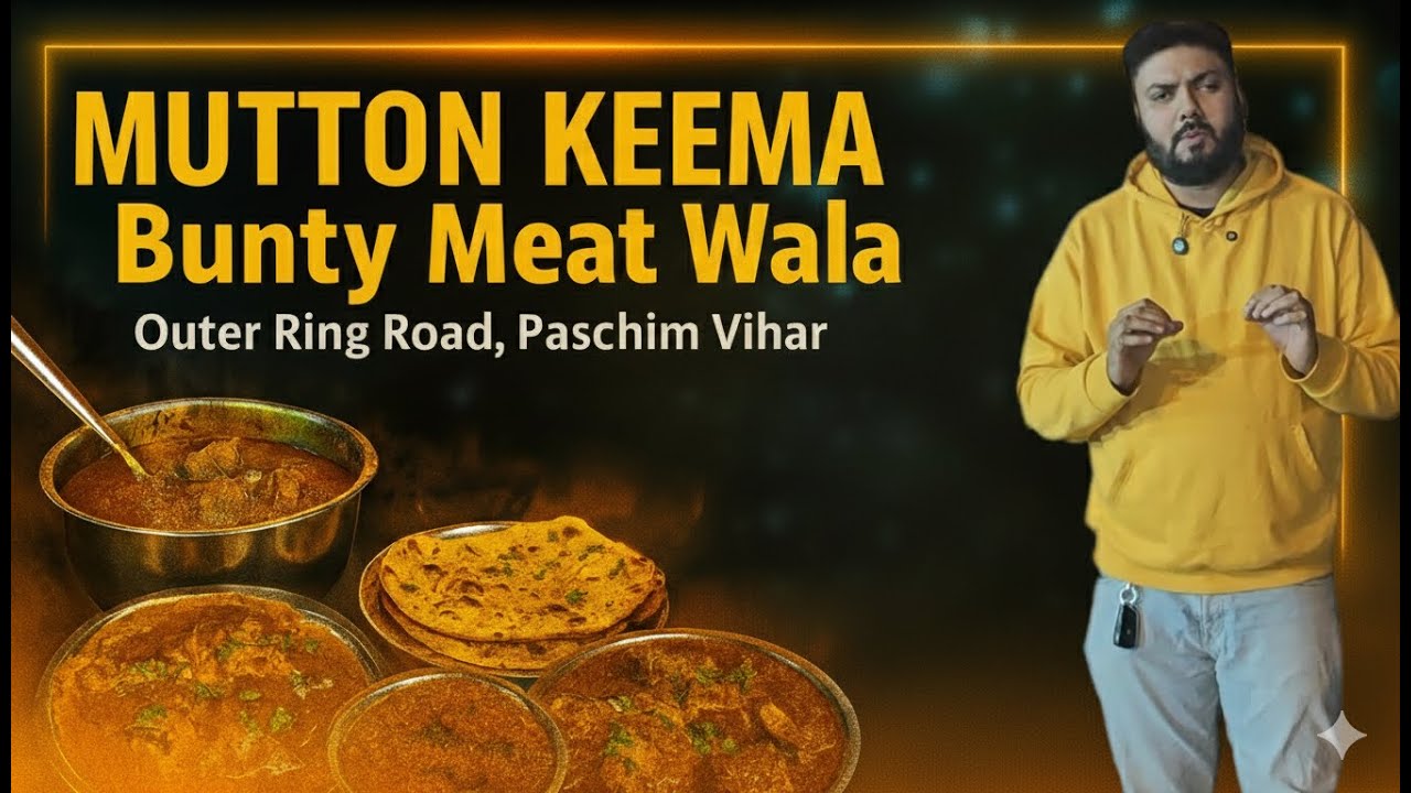 BEST MUTTON KEEMA on Paschim Vihar Roadside!(Must Try NonVeg)#mutton #streetfood #foodshorts #viral