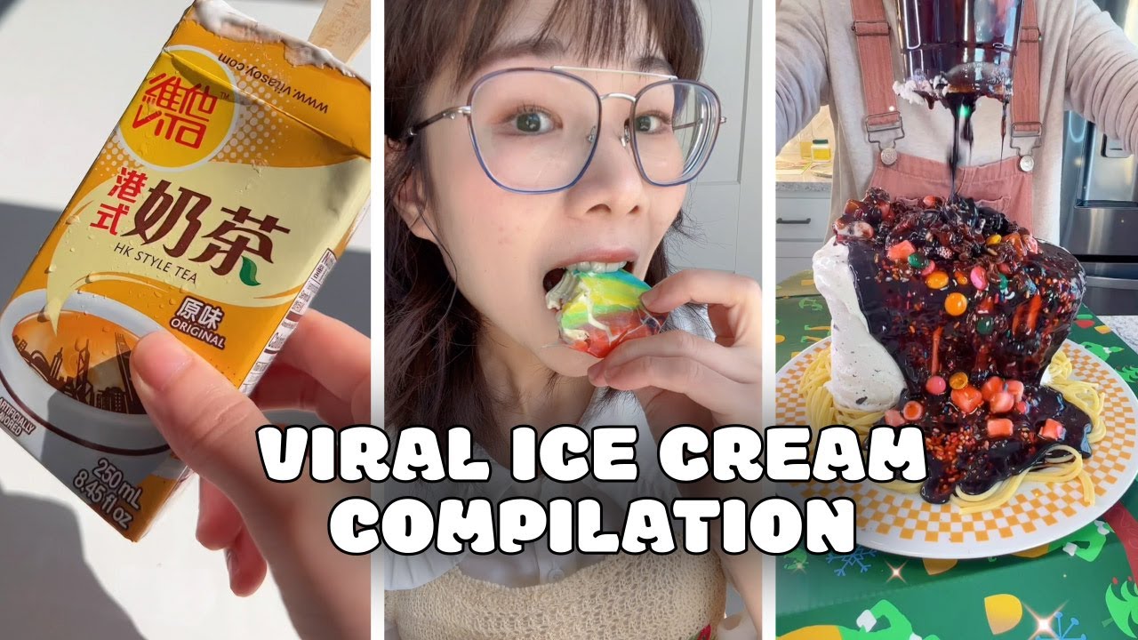 Летние мороженые деликатесы | Подборка коротких видео госпожи Ши в TikTok 🍦