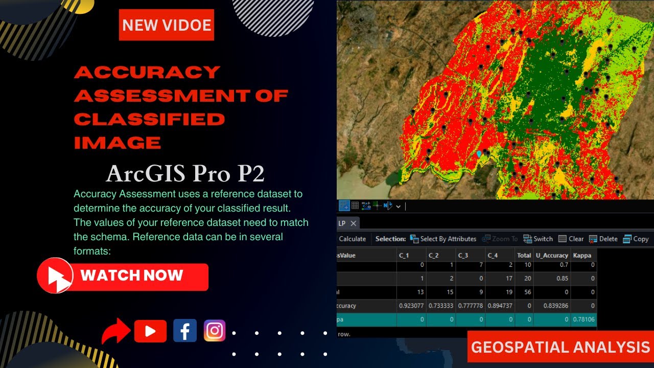 Accuracy Assessment of classified image  using ArcGIS Pro Tutorial  P2