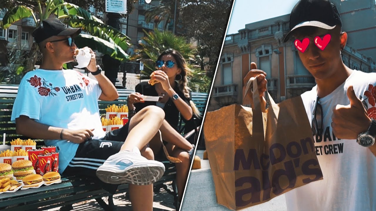 MANGIAMO per 24 ORE solo MC DONALD'S e schifezze !!  | Vlog con la mia RAGAZZA