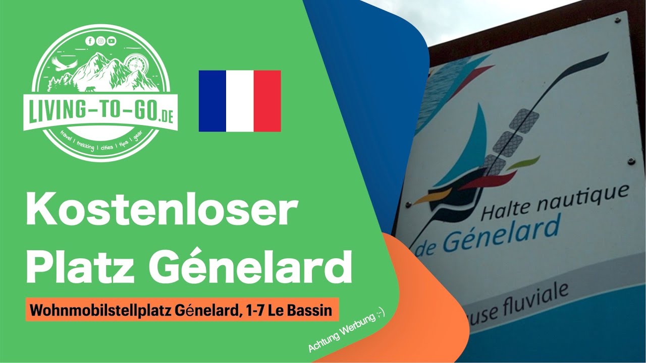 🇫🇷 Super kostenloser Wohnmobilstellplatz in Génelard, Frankreich