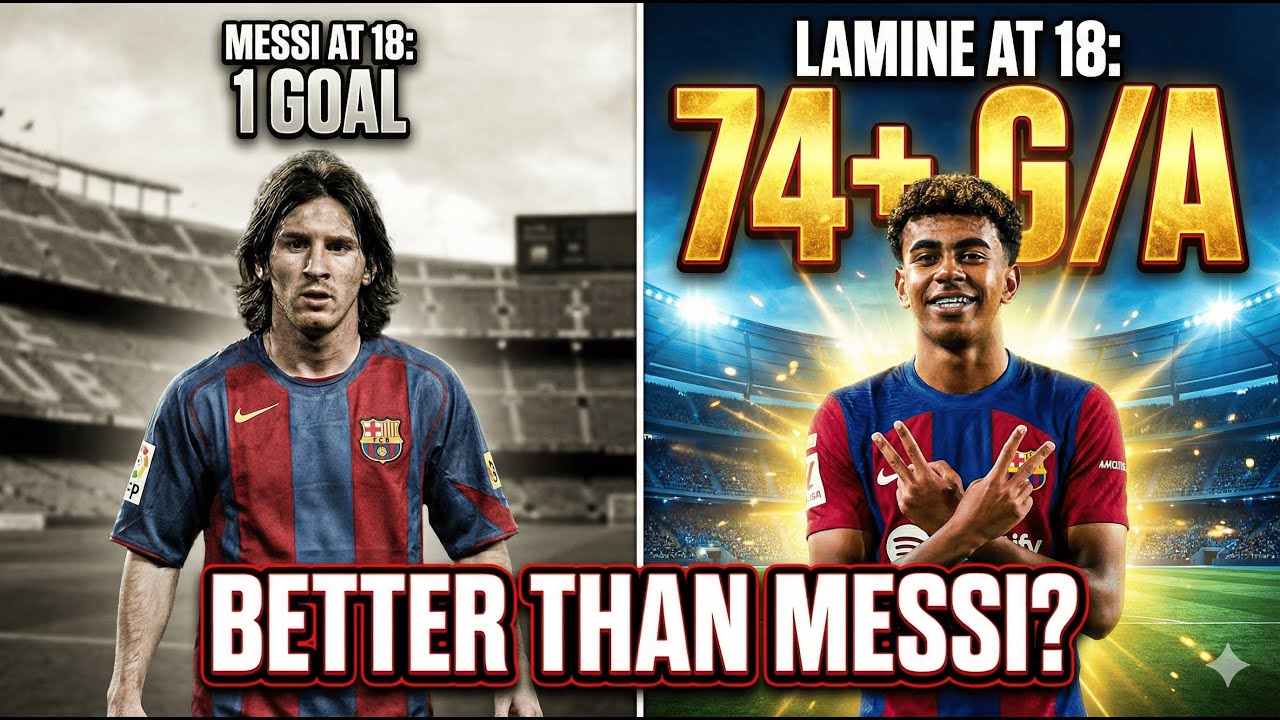 Messi 1 vs Yamal 74... 🤯 The Stat That Scared Me!