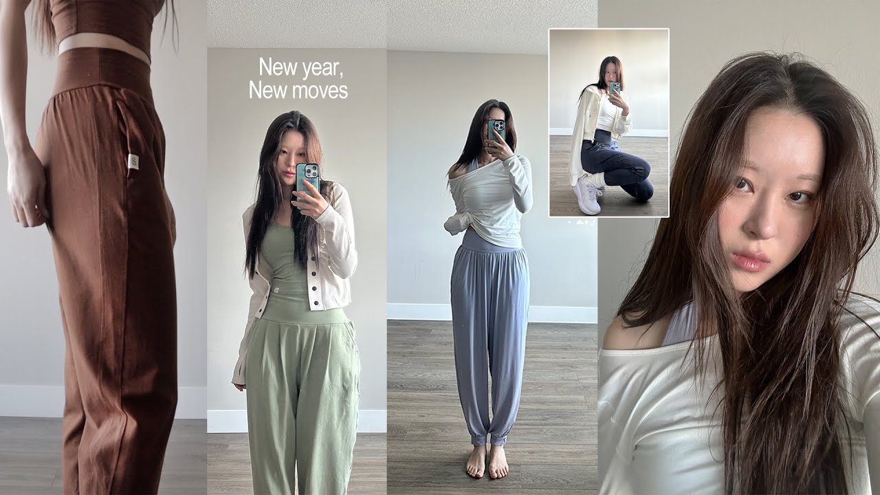 Lookbook. ᝬ 운동복도 청순이 가능하다구🧘🏻‍♀️..?요가/필라테스/헬스장에 레깅스가 부담스럽다면. 편하고 핏예쁜 운동복만 보여드릴게..☆ + 인생 브라탑, 후디