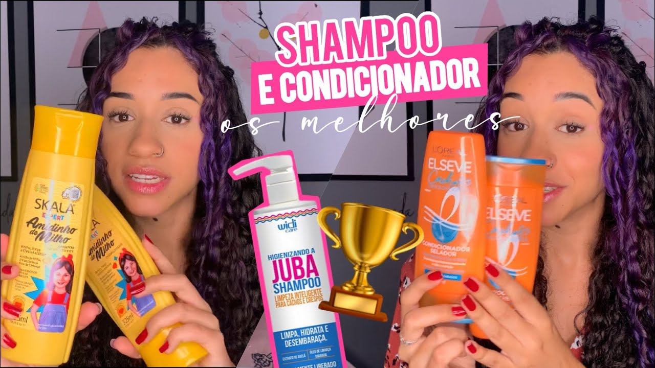 SHAMPOO E CONDICIONADOR PARA CACHOS | os melhores🏆💖