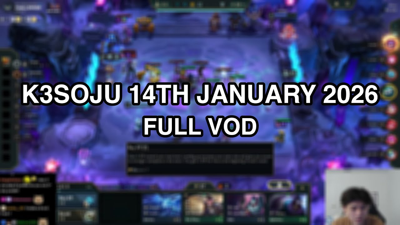 k3soju | 11th January 2026 | Full VOD