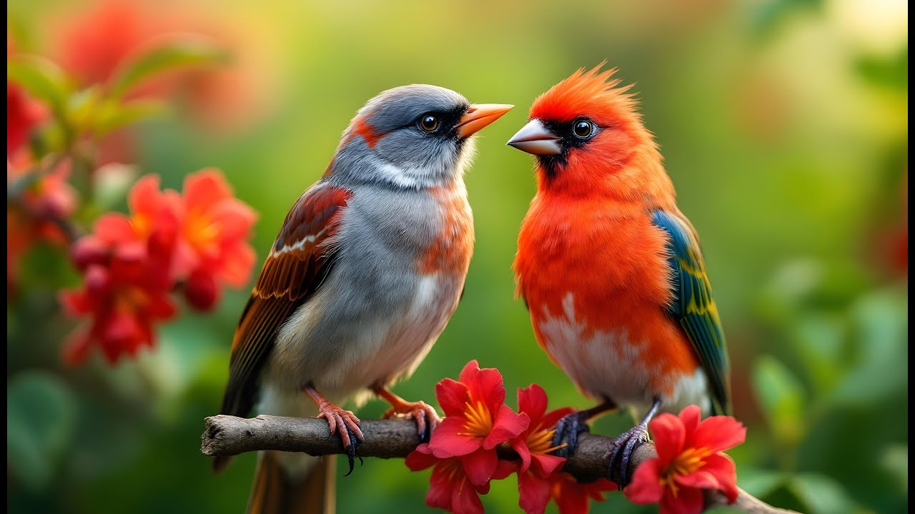 Soothing Relaxing Piano with Bird Sounds – Sleep Music for Deep Rest, Healing, Meditation