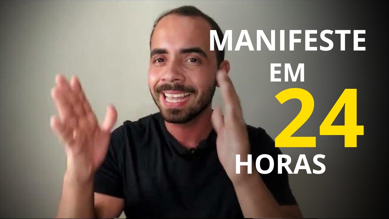 A FÓRMULA PARA MANIFESTAR EM 24 HORAS QUE NINGUÉM TE CONTA (É INSTANTÂNEO)