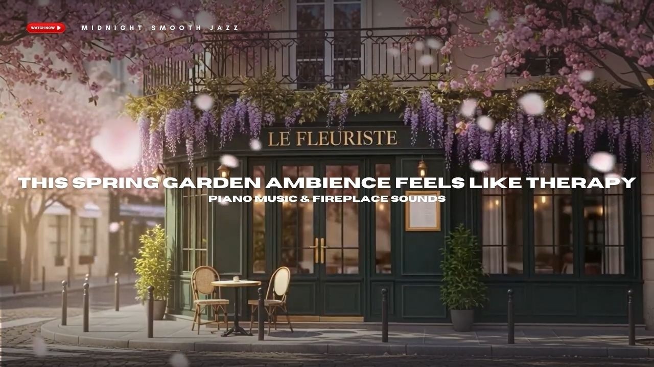 Goodbye Stress, Hello Spring 🌿 Smooth Jazz for Pure Relaxation & Positive Energy