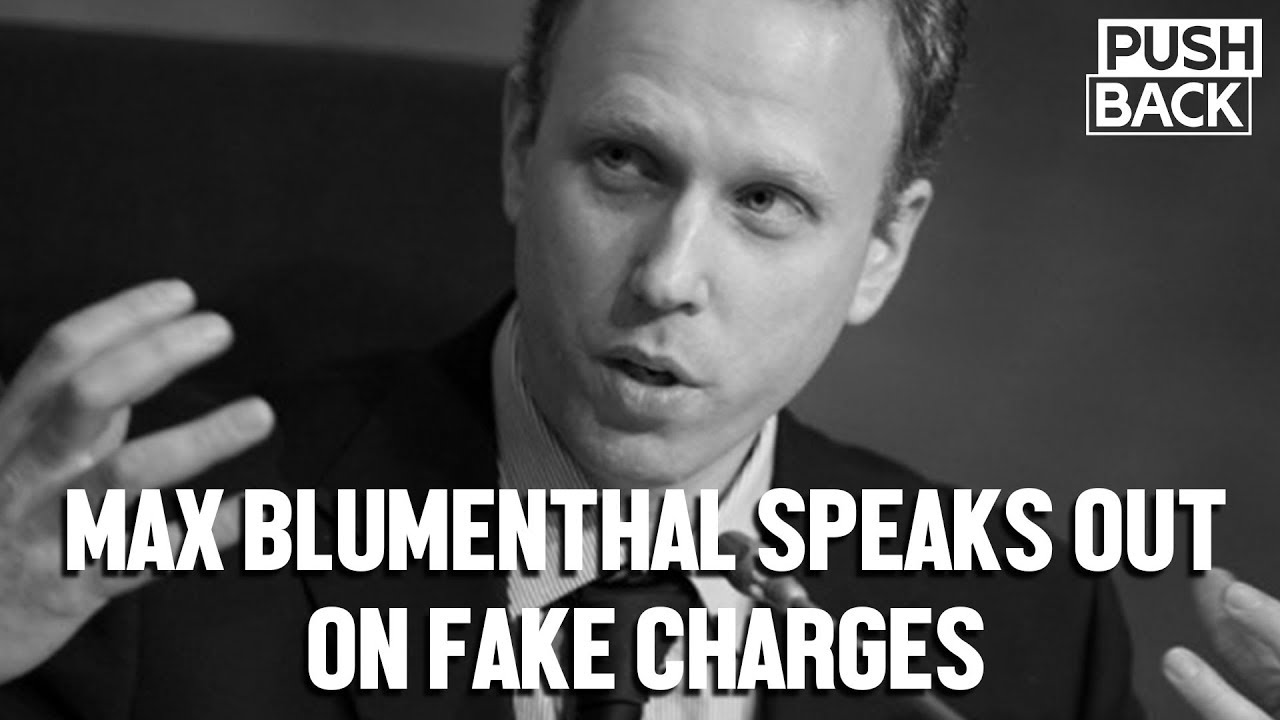 Journalist Max Blumenthal arrested on false charge in DC