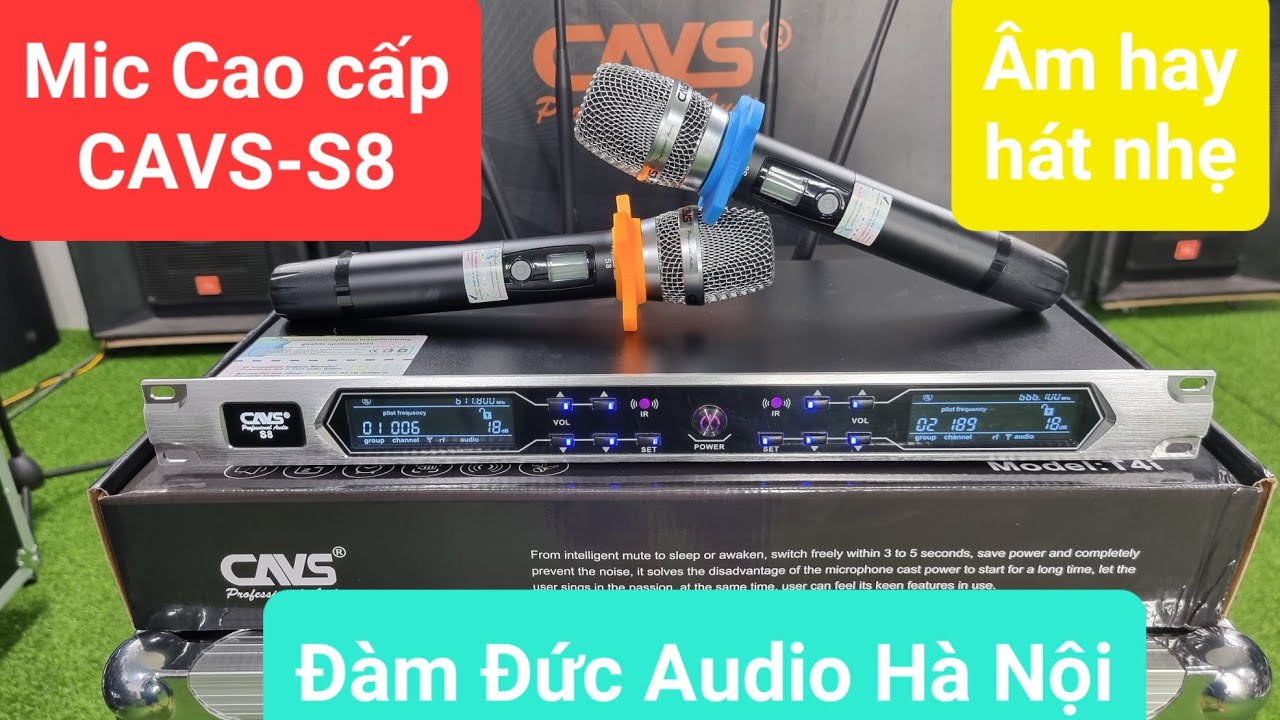 Giới Thiệu Test Mic CAVS-S8 đáng đồng tiền bát gạo: 0988708418