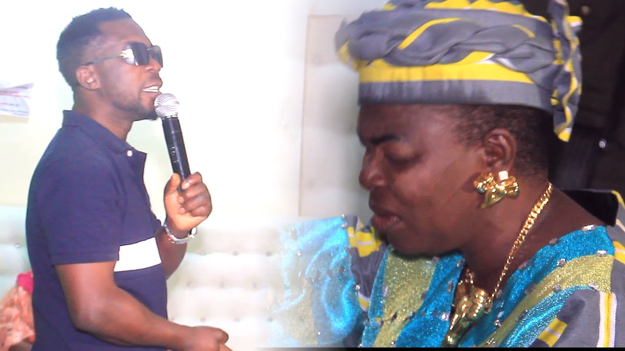 PROPHET OLADELE GENESIS SHOWER OF PRAYER ON NOLLYWOOD ACTRESS AYOKA OLOGEDE AT HER MOVIE PREMIERE