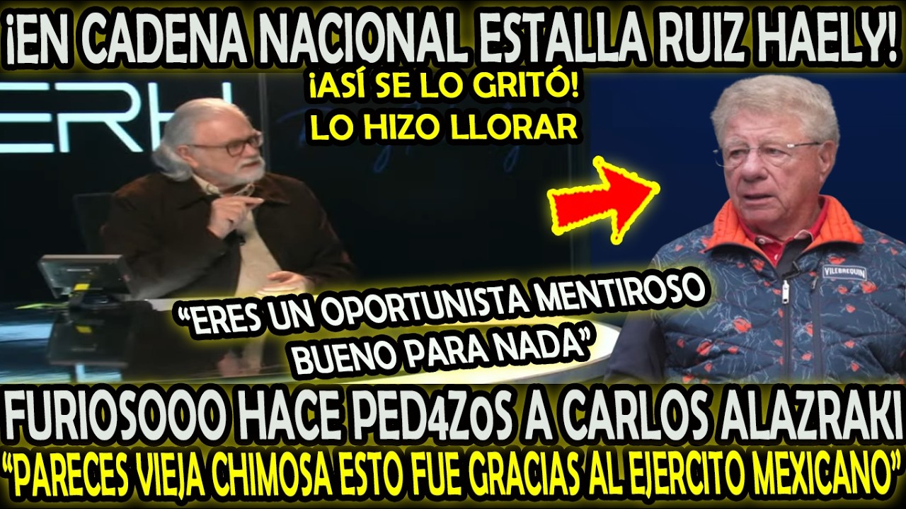 EN CADENA NACIONAL ESTALL4 RUIZ HEALY FURIOSO HACE PED4Z0S ALAZRAKI POR MENTIROSO LE MENTA SU M4DR3!