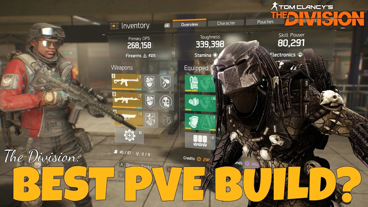 The Division: BEST PVE BUILD? Predator's Mark & AlphaBridge GEAR SETUP!