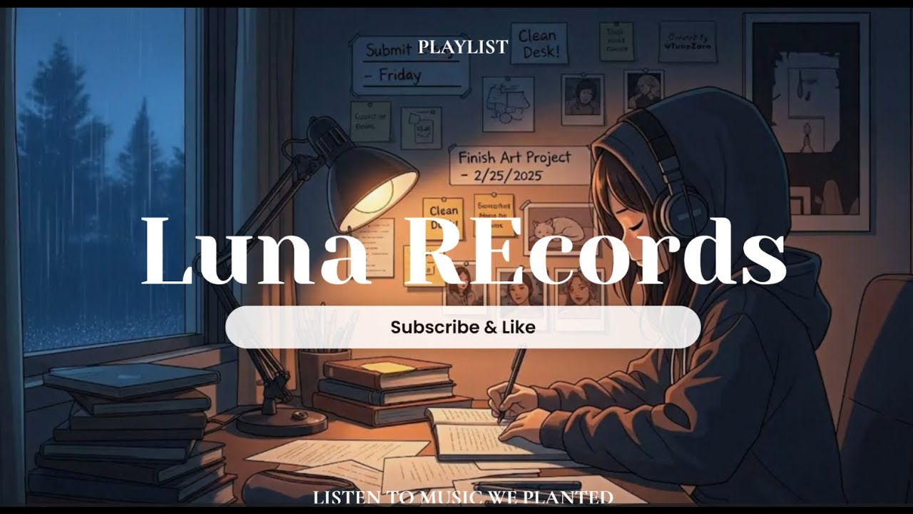 Playlist | Late Night Study Lo-fi 🌙 Deep Focus Beats for Intense Learning | 1Hour