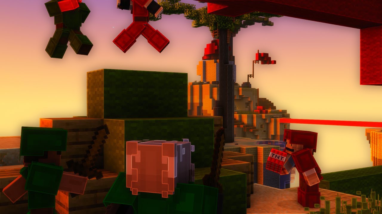 Long And Intense Quadruple Bedwars Game !
