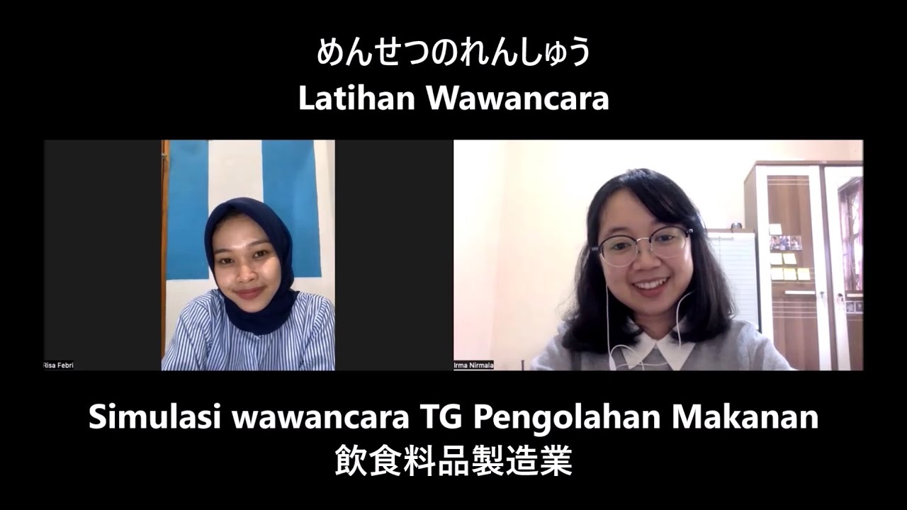 1# Latihan wawancara-Simulasi wawancara TG Pengolahan Makanan
